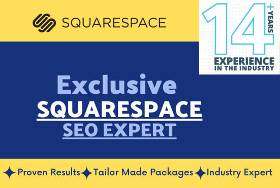 I will do perfect squarespace SEO to increase sales and traffic