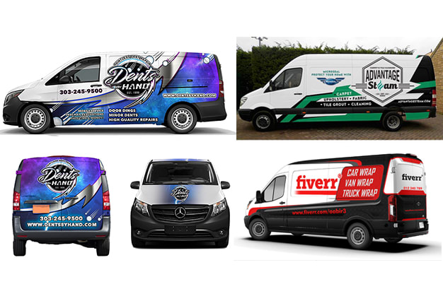 I will do professional, car, van, vehicle, vinyl, wrap design