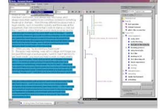I will do qualitative data analysis with atlasti and nvivo
