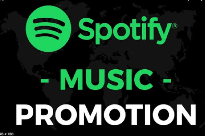 I will do real super fast organic spotify promotion
