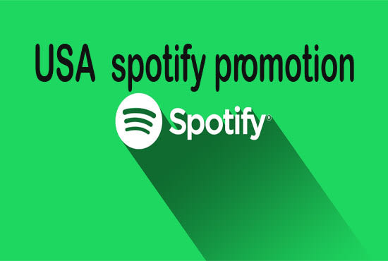 I will do real USA spotify promotion