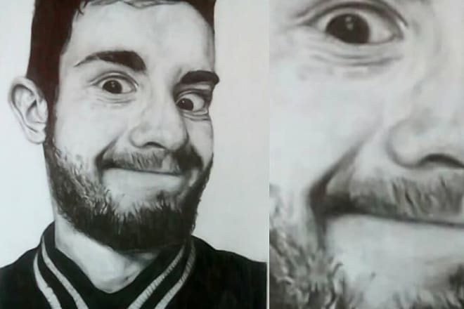 I will do realistic pencil portraits for every occasion