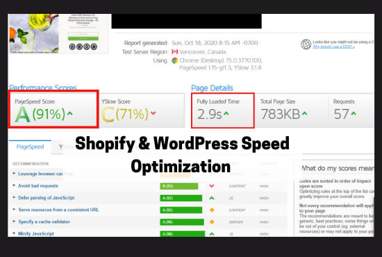 I will do shopify speed optimization, increase shopify store speed