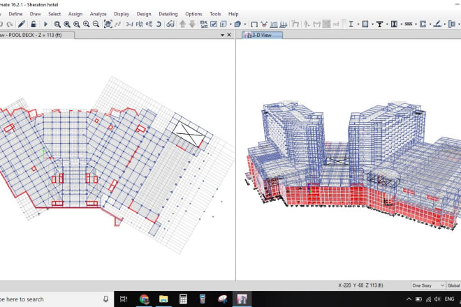 I will do structural engineering and design structures