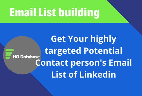 I will do valid email list building thru linkedin sales navigator