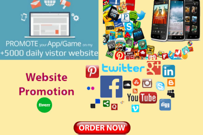 I will do viral promotion and marketing to your app and website on social media