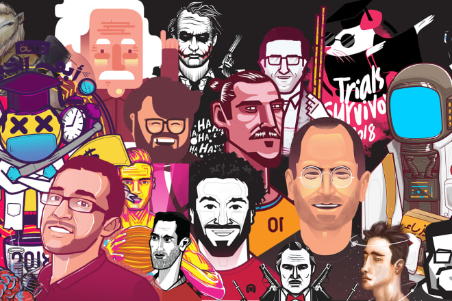 I will draw a pro level illustrations with your ideas or mine