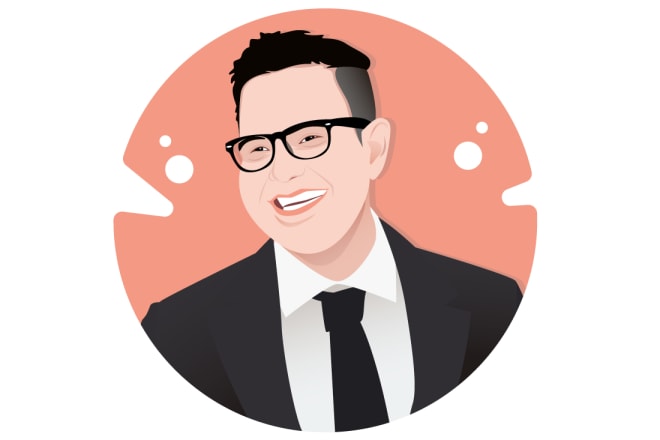 I will draw an avatar vector illustration from your photo