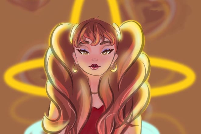 I will draw anime art for you