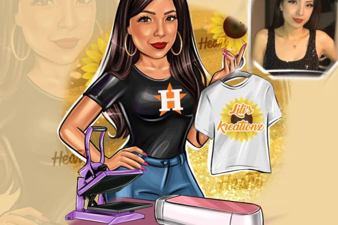 I will draw crafter logo, art and craft business clothing designer
