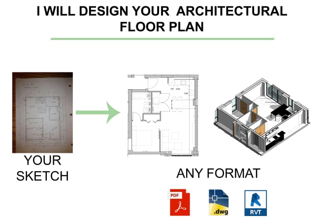 I will draw professional floor plans