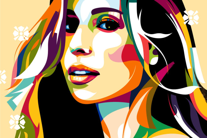 I will draw vector pop art illustration