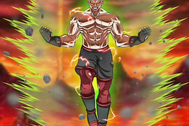 I will draw you as anime character in different styles