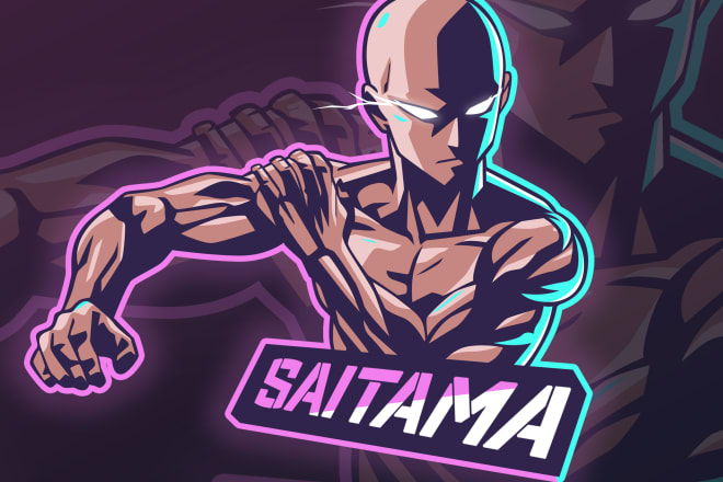 I will draw your favorite character anime into esport logo