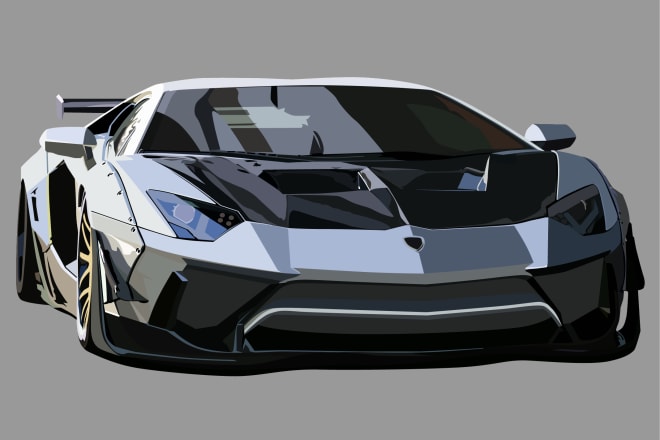I will draw your favorite sport car or sport bike