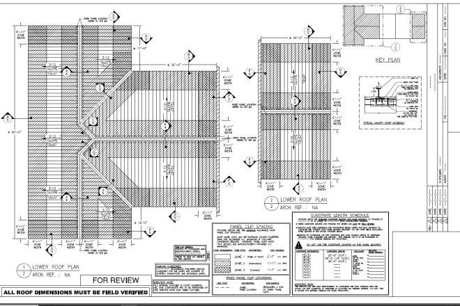 I will draw your metal building roof drawings