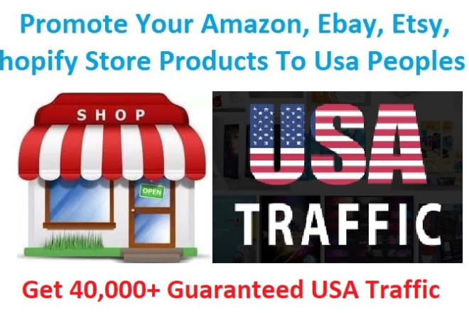 I will drive 40,000 real USA traffic to your web store for 30 days