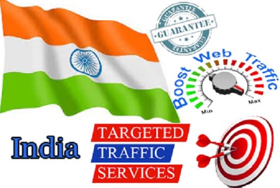 I will drive real india traffic to your website
