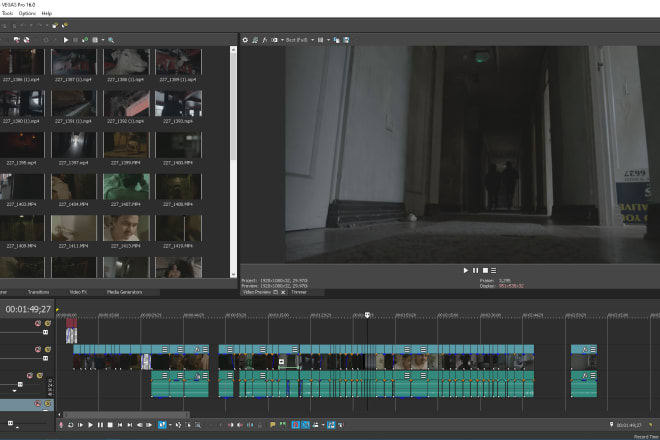 I will edit any type of video in sony vegas