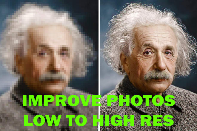 I will enhance, sharpen, upscale photos low to high resolution