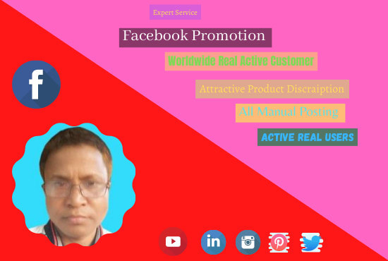 I will facebook promotion service in USA