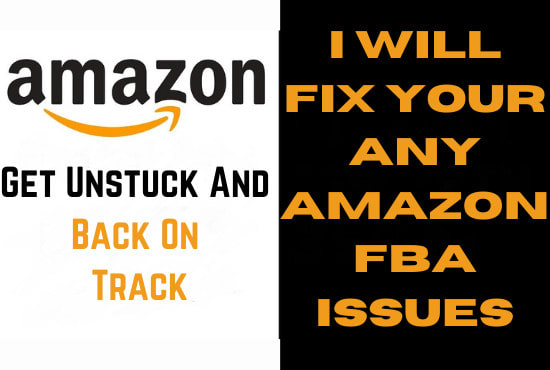 I will fix any amazon fba issues