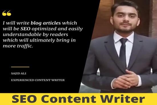 I will generate web traffic through SEO writing for you