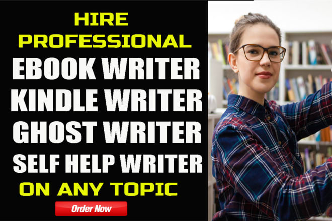 I will ghost write 30,000 words book, ebook writer, book writer and kindle book writer