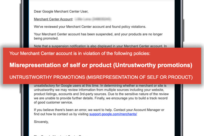 I will help you to get an active google merchant center acc again without suspension