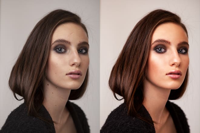 I will high end portrait retouching, photo editing