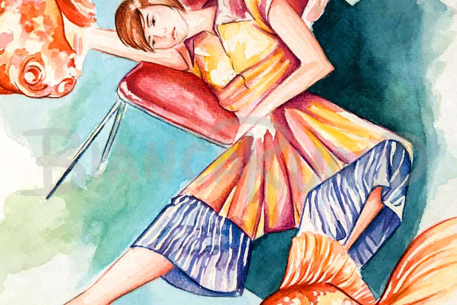 I will illustrate anything in watercolor, pencil and ink