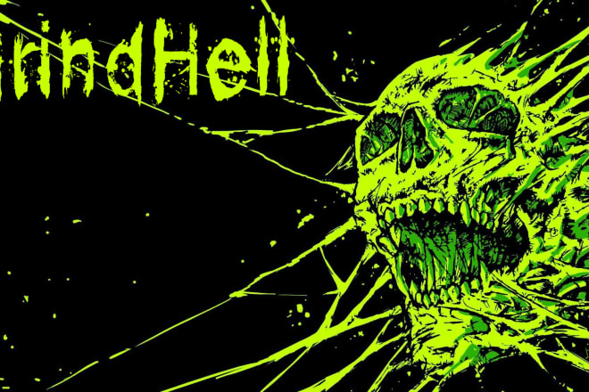 I will make a dark art illustration,graphic design