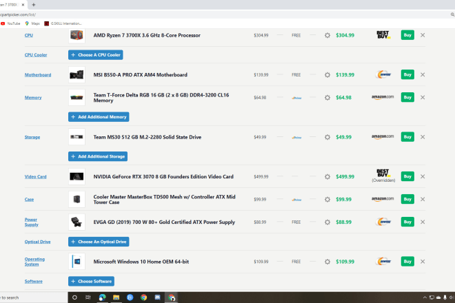 I will make a pcpartpicker list for any budget