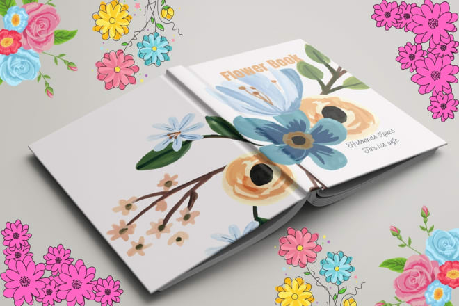 I will make book cover design in canva