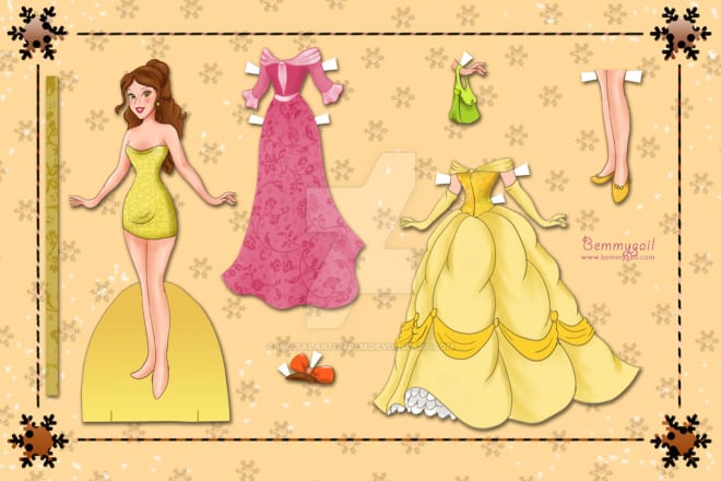 I will make custom personalised paper dolls printable