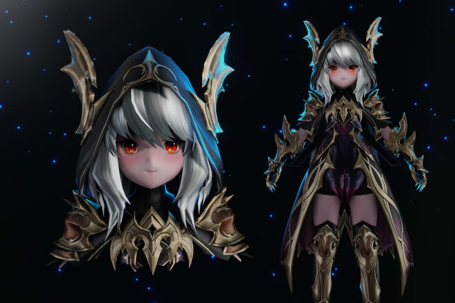 I will make custom VR chat avatar for vtubing and game