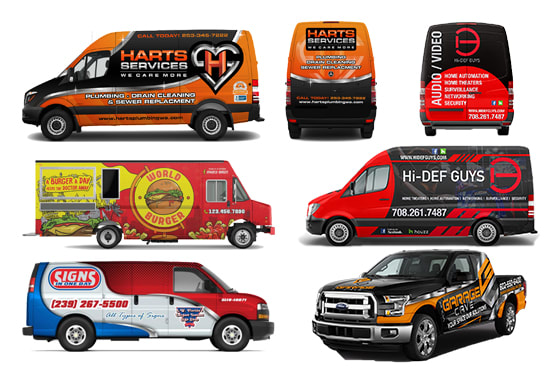 I will make professional vehicle wrap design 24 hrs