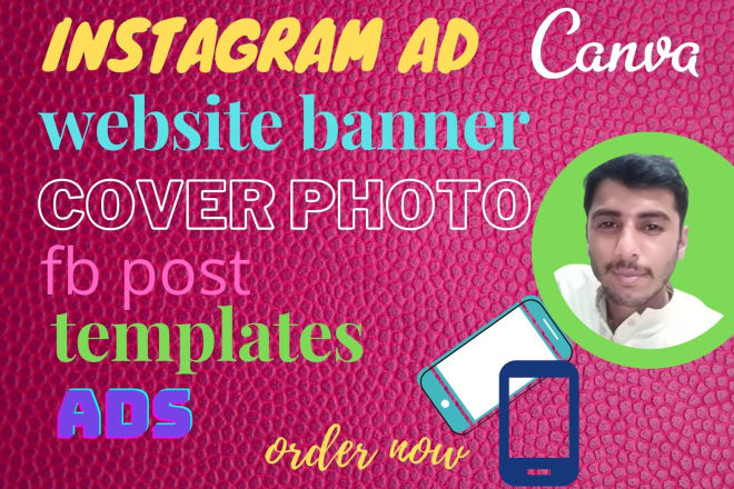 I will make website banner, fb post and instagram ads