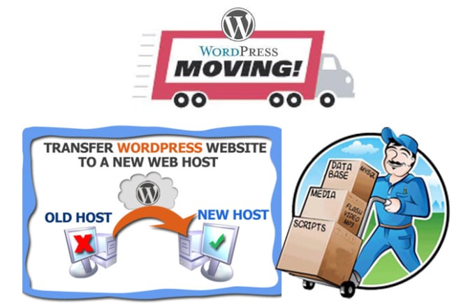 I will move your wordpress website to another domain or hosting