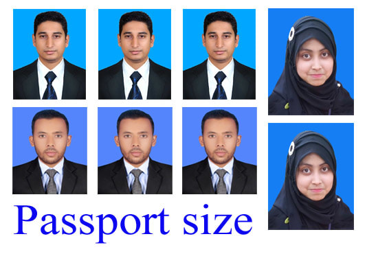 I will passport size photo any 24hr,