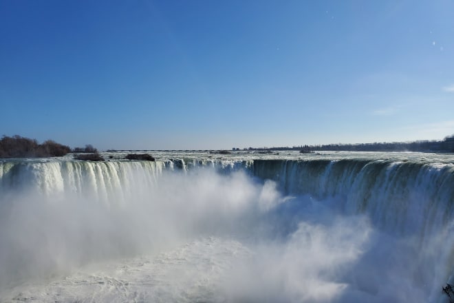 I will present niagara falls and toronto