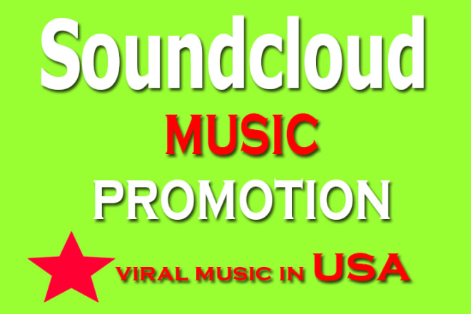 I will promote soundcloud real USA audience for track guarantee