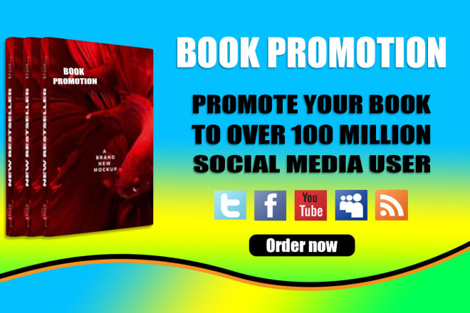 I will promote your book, ebook marketing, kindle book promotion on social media user
