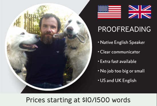 I will proofread and edit your english documents