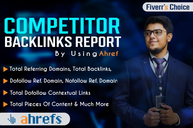 I will provide detailed competitor analysis SEO report using ahref, majestic and moz