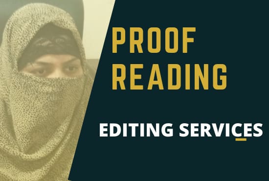 I will provide exceptional proofreading and editing services