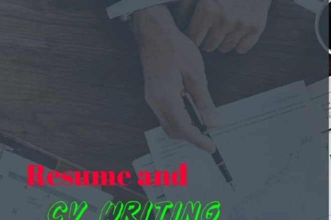 I will provide professional resume writing services