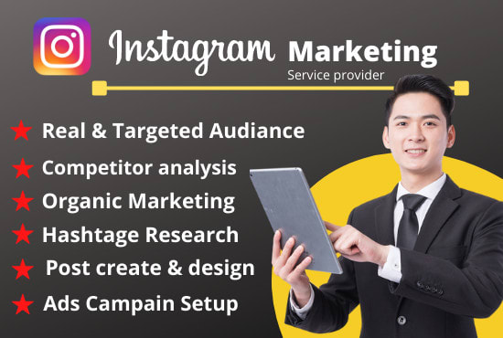 I will provide total instagram marketing service for your business