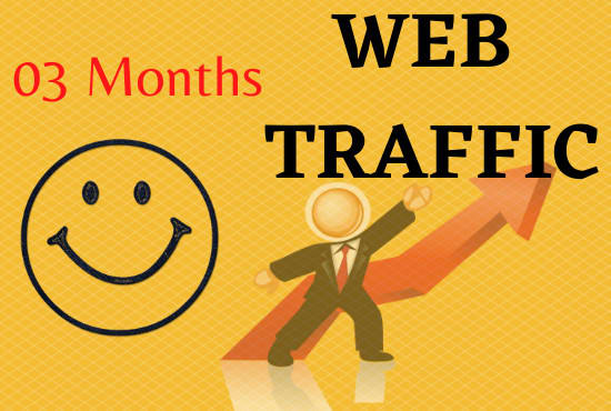 I will provide unlimited real website traffic for 03 months