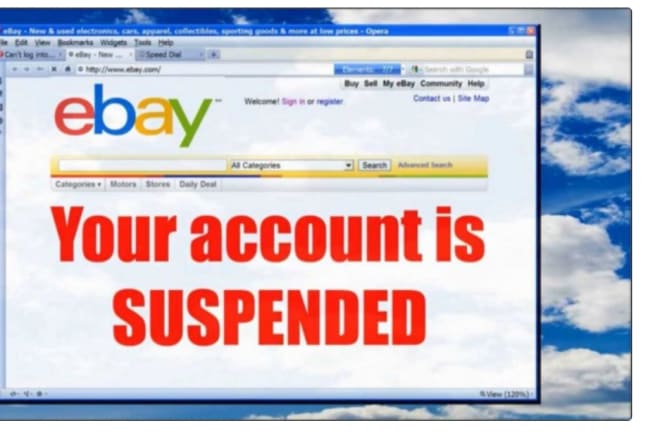 I will reinstate your ebay suspended account